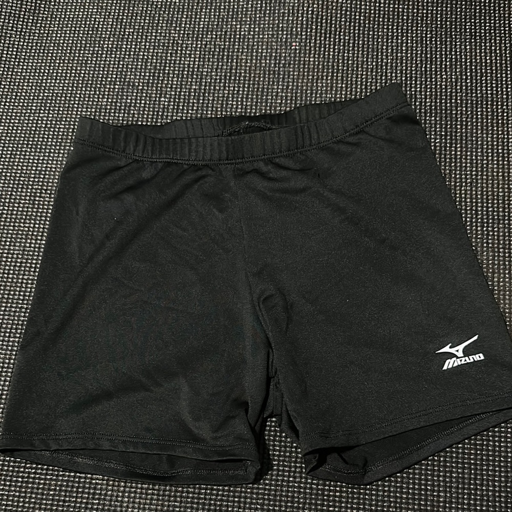 Mizuno Black Athletic Shorts Lightweight Performance